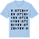 Blue Soul t-shirt med Vintermyr ordlek t-shirt