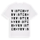 Vintermyr ordlek t-shirt