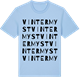 Blue Soul t-shirt med Vintermyst ordlek t-shirt