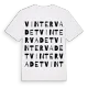 Vintervadet ordlek t-shirt