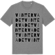 Mid Heather Gray t-shirt med Vintervadet ordlek t-shirt