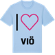Blue Soul t-shirt med Jag älskar Viö t-shirt stort tryck
