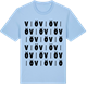 Blue Soul t-shirt med Viö ordlek t-shirt