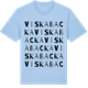 Blue Soul t-shirt med Viskabacka ordlek t-shirt