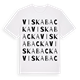 Viskabacka ordlek t-shirt
