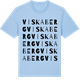 Blue Soul t-shirt med Viskaberg ordlek t-shirt