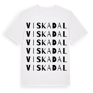 Viskadal ordlek t-shirt – ekologisk bomull t-shirt från Pinshirt