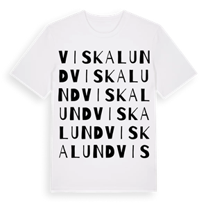 Viskalund ordlek t-shirt – ekologisk bomull t-shirt från Pinshirt
