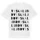 Viskalund ordlek t-shirt