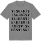 Mid Heather Gray t-shirt med Viskanäs ordlek t-shirt