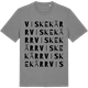 Mid Heather Gray t-shirt med Viskekärr ordlek t-shirt
