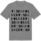Mid Heather Gray t-shirt med Visnaholmen ordlek t-shirt