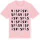 Pink Cotton t-shirt med Vispås ordlek t-shirt