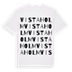 Vistaholm ordlek t-shirt
