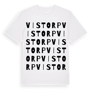 Vistorp ordlek t-shirt – ekologisk bomull t-shirt från Pinshirt