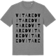 Mid Heather Gray t-shirt med Vitared ordlek t-shirt