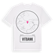 White t-shirt med Vitbank t-shirt