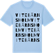 Blue Soul t-shirt med Vitebärnsholm ordlek t-shirt