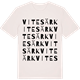 Vintage White t-shirt med Vitesärk ordlek t-shirt