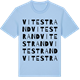 Blue Soul t-shirt med Vitestrand ordlek t-shirt