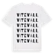 White t-shirt med Vitevall ordlek t-shirt