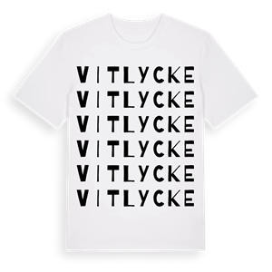 Vitlycke ordlek t-shirt – ekologisk bomull t-shirt från Pinshirt