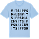 Blue Soul t-shirt med Vitsippsdalen ordlek t-shirt