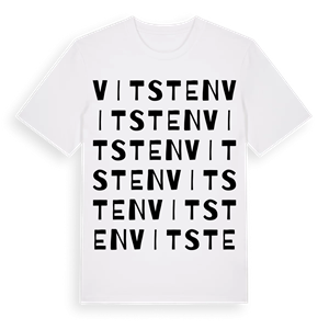 Vitsten ordlek t-shirt – ekologisk bomull t-shirt från Pinshirt