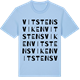 Blue Soul t-shirt med Vitstensviken ordlek t-shirt