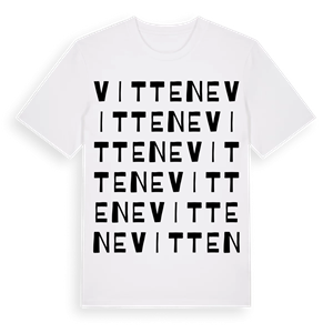 Vittene ordlek t-shirt – ekologisk bomull t-shirt från Pinshirt