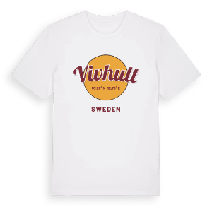 Vivhult cirkel t-shirt – ekologisk bomull t-shirt från Pinshirt