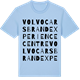 Blue Soul t-shirt med Volvo Cars Brand Experience Centre ordlek t-shirt