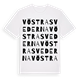Vöstra Svederna ordlek t-shirt