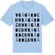 Blue Soul t-shirt med Vrågården ordlek t-shirt