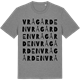 Mid Heather Gray t-shirt med Vrågården ordlek t-shirt