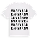 White t-shirt med Vrån ordlek t-shirt