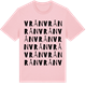 Pink Cotton t-shirt med Vrån ordlek t-shirt