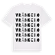 White t-shirt med Vrängebo ordlek t-shirt