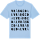 Blue Soul t-shirt med Vrångedal ordlek t-shirt