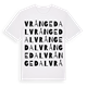 Vrångedal ordlek t-shirt