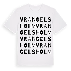 Vrangelsholm ordlek t-shirt – ekologisk bomull t-shirt från Pinshirt