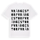 Vrångestorp ordlek t-shirt
