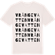 Vintage White t-shirt med Vrångevatten ordlek t-shirt