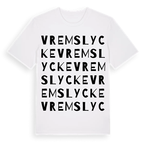 Vremslycke ordlek t-shirt – ekologisk bomull t-shirt från Pinshirt