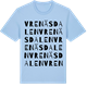 Blue Soul t-shirt med Vrenäsdalen ordlek t-shirt