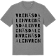 Mid Heather Gray t-shirt med Vrenäsdalen ordlek t-shirt