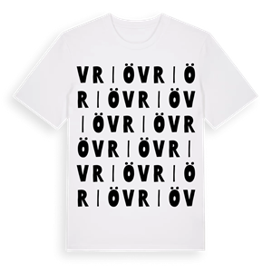 Vriö ordlek t-shirt – ekologisk bomull t-shirt från Pinshirt