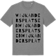 Mid Heather Gray t-shirt med Wijkandersplatsen ordlek t-shirt