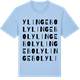 Blue Soul t-shirt med Ylingebol ordlek t-shirt