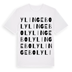 Ylingebol ordlek t-shirt – ekologisk bomull t-shirt från Pinshirt